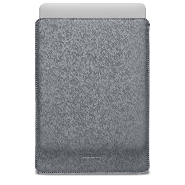 Husa de protectie WOOLNUT pentru MacBook Neo, Piele, Gri