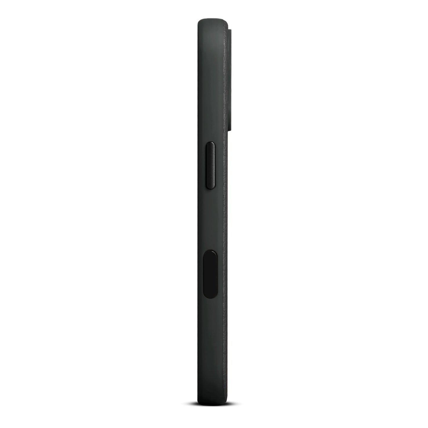 Husa de protectie Woolnut din piele pentru iPhone 17, Negru