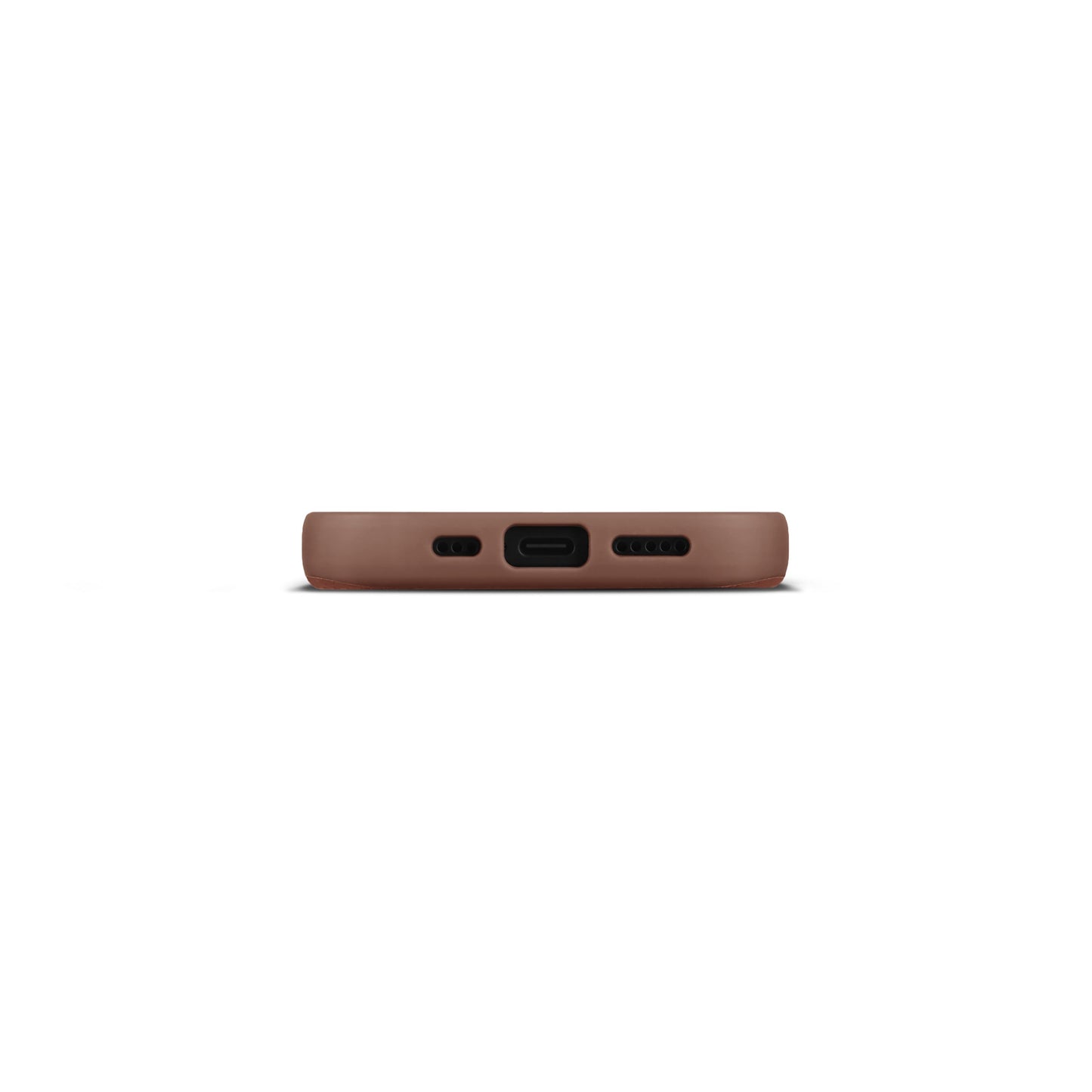 Husa de protectie Woolnut din piele pentru iPhone 17, Maro