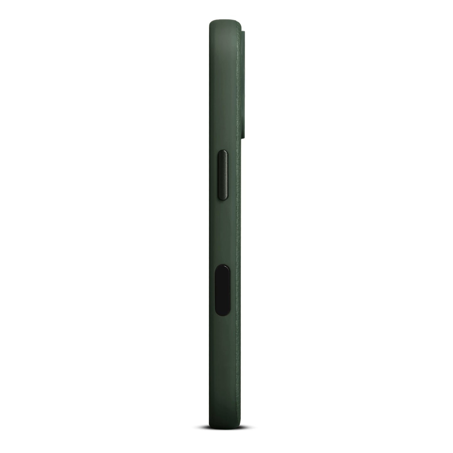 Husa de protectie Woolnut din piele pentru iPhone 17, Verde