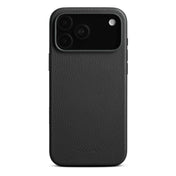Husa de protectie Woolnut din piele pentru iPhone 17 Pro Max, Negru