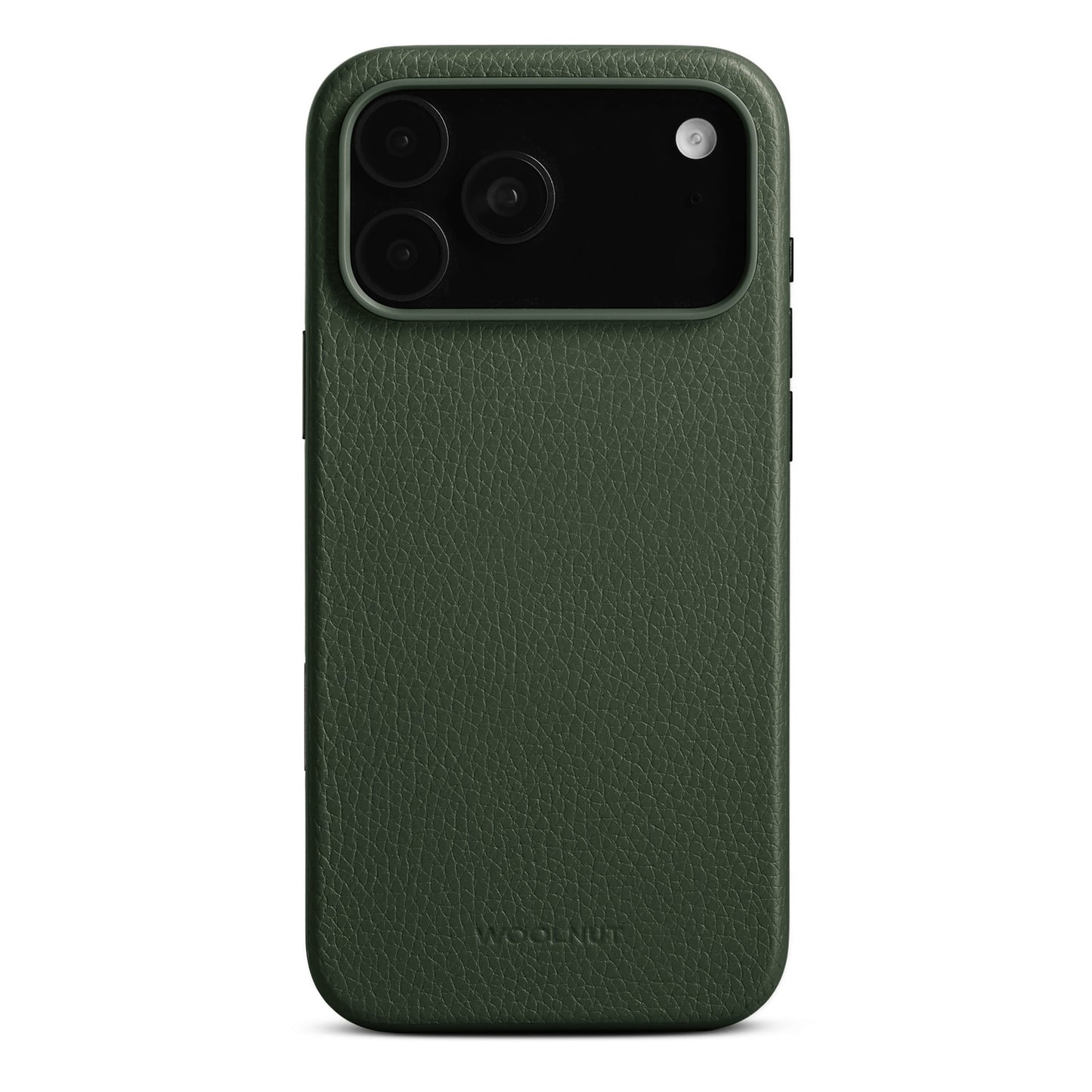Husa de protectie Woolnut din piele pentru iPhone 17 Pro Max, Verde