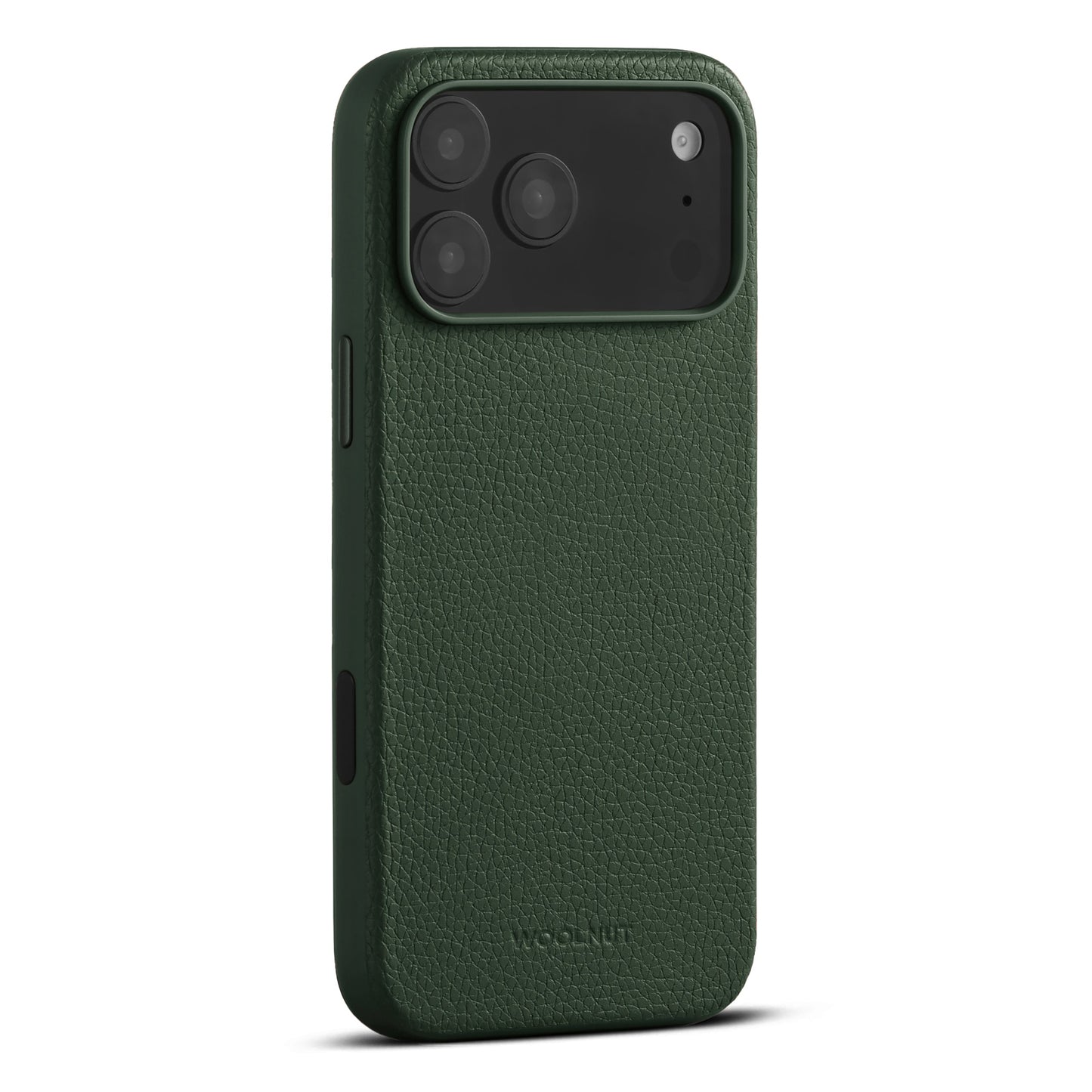 Husa de protectie Woolnut din piele pentru iPhone 17 Pro Max, Verde