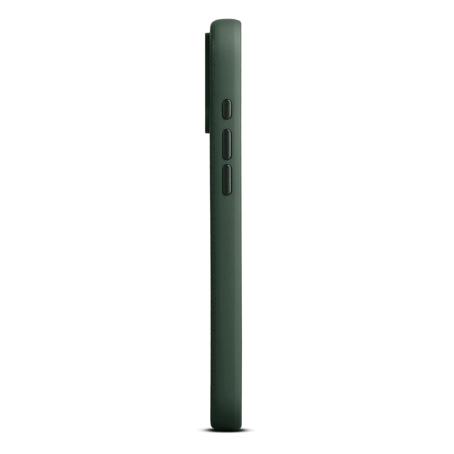 Husa de protectie Woolnut din piele pentru iPhone 17 Pro Max, Verde