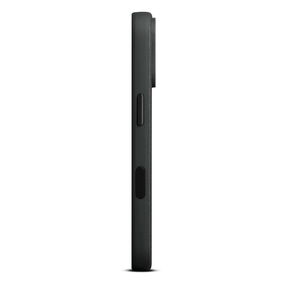 Husa de protectie Woolnut din piele pentru iPhone 18 Pro Max, Negru