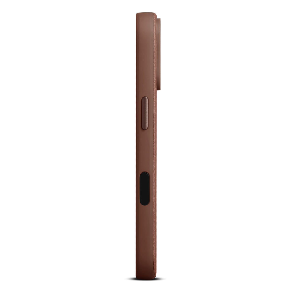 Husa de protectie Woolnut din piele pentru iPhone 18 Pro, Maro