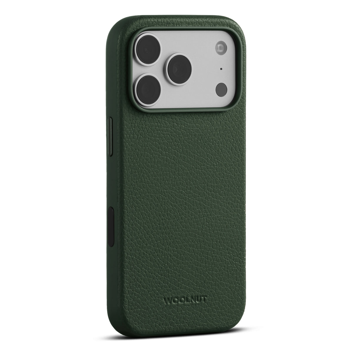 Husa de protectie Woolnut din piele pentru iPhone 18 Pro Max, Verde
