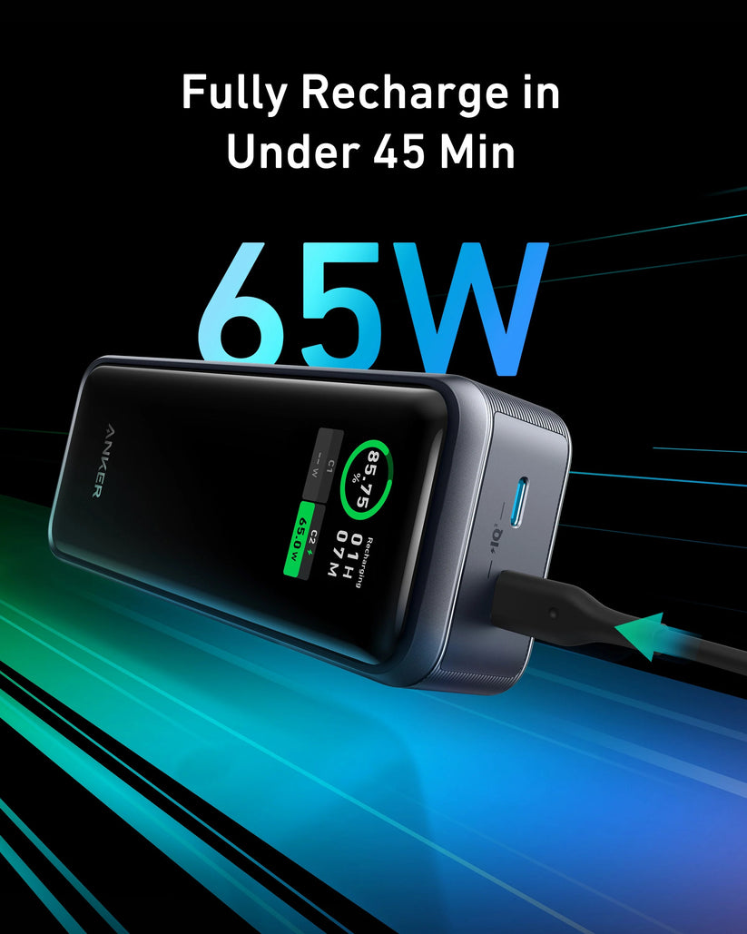 Resigilat: Baterie externa Anker Prime 12000 mAh 130W Negru - iSTYLE RO