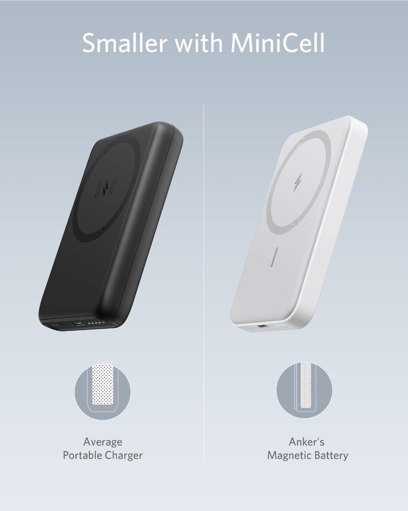 Baterie externa Anker PowerCore Mag-Go 5K - White - iSTYLE RO