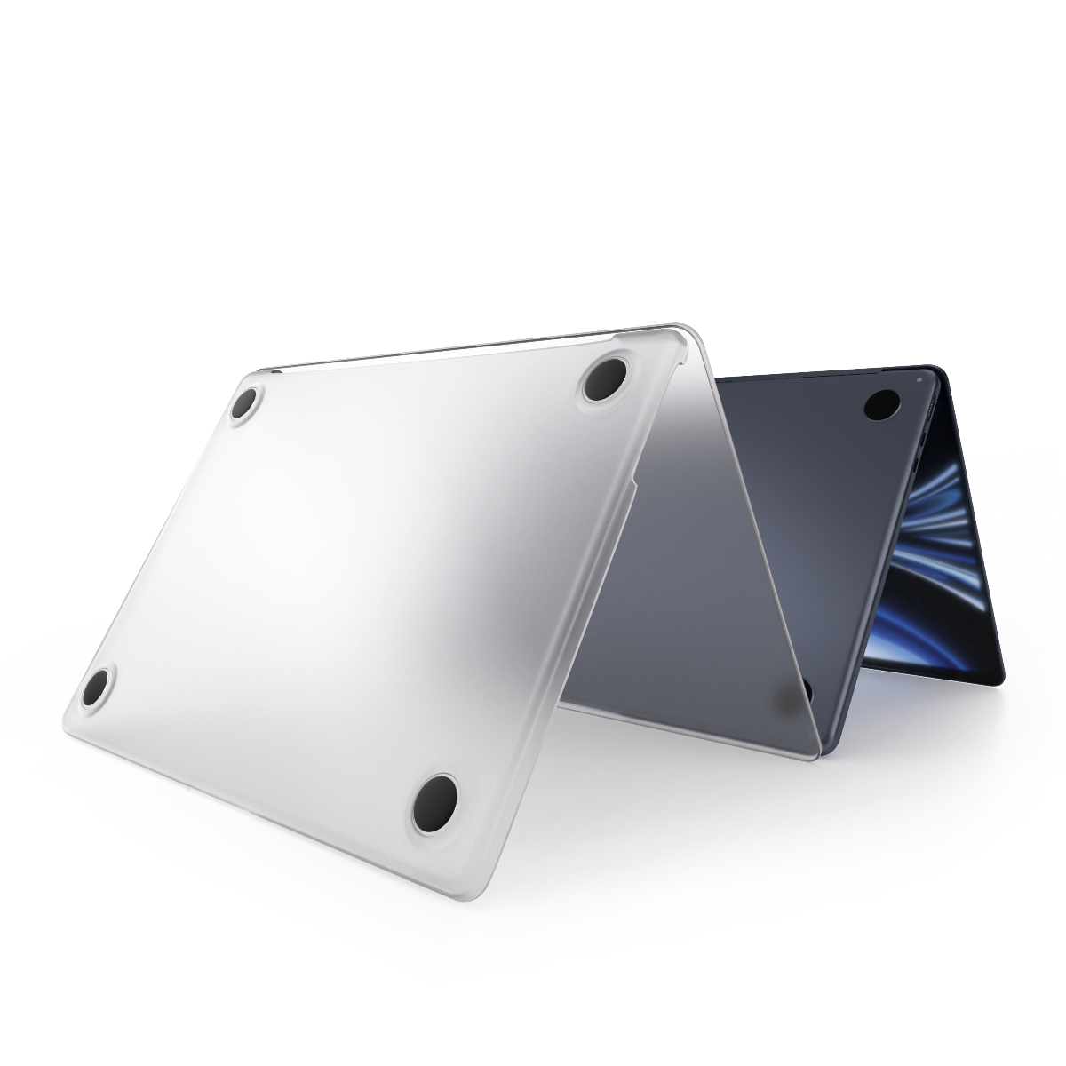 Carcasa de protectie NEXT ONE pentru MacBook Air 13" M2/M3, Transparent - iSTYLE RO