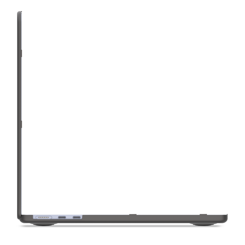 Carcasa de protectie NEXT ONE pentru MacBook Air 13" M2/M3, Negru - iSTYLE RO