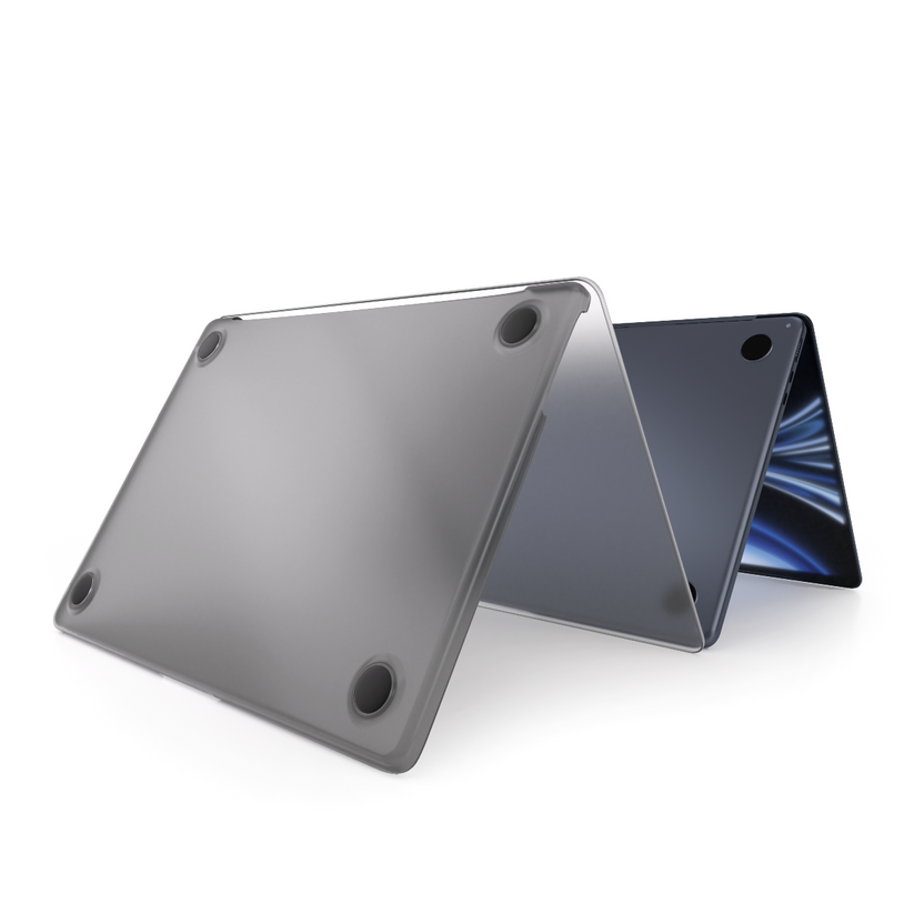Carcasa de protectie NEXT ONE pentru MacBook Air 13" M2/M3, Negru - iSTYLE RO