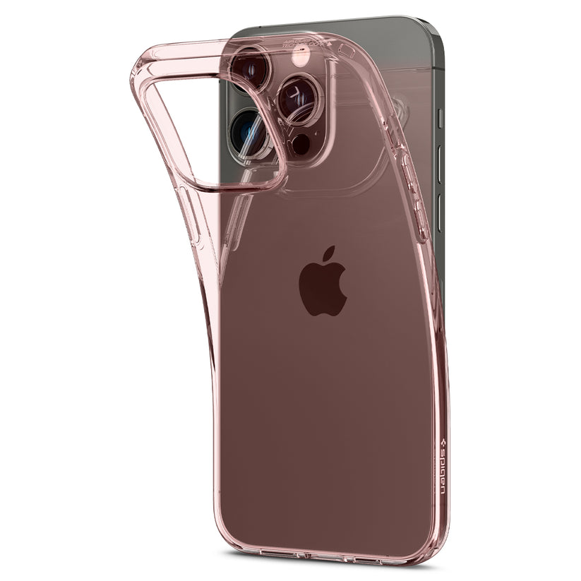 Husa de protectie Spigen Crystal Flex pentru iPhone 14 Pro Max, Rose Crystal - iSTYLE RO