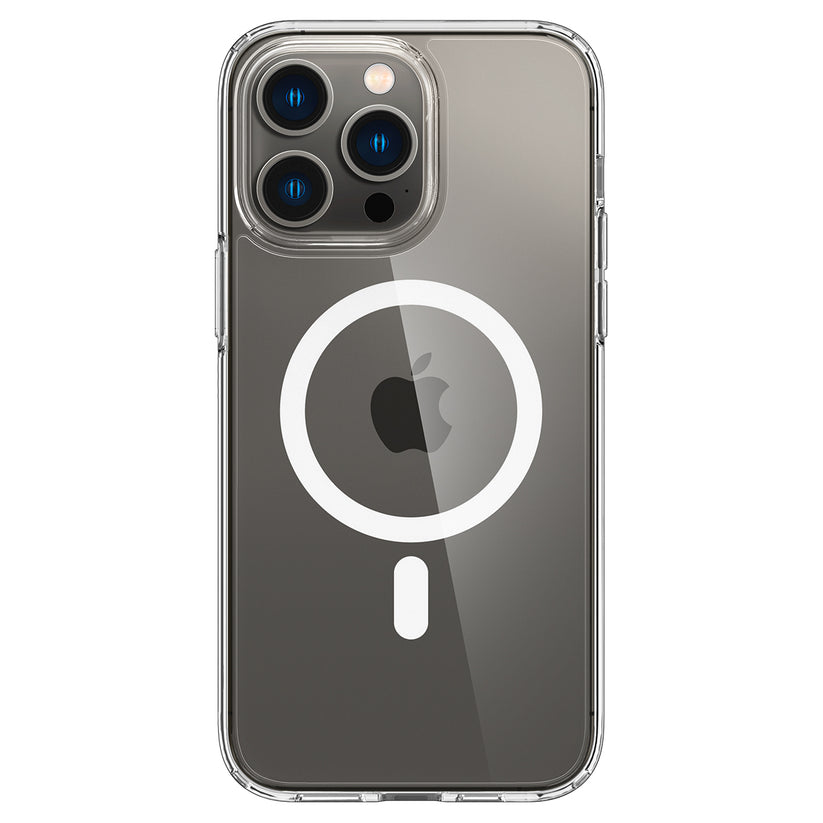 Husa de protectie Spigen Crystal Hybrid pentru iPhone 14 Pro Max, Alb Transparent - iSTYLE RO