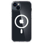 Resigilat: Husa de protectie Spigen Crystal Hybrid pentru iPhone 14, Alb Transparent - iSTYLE RO
