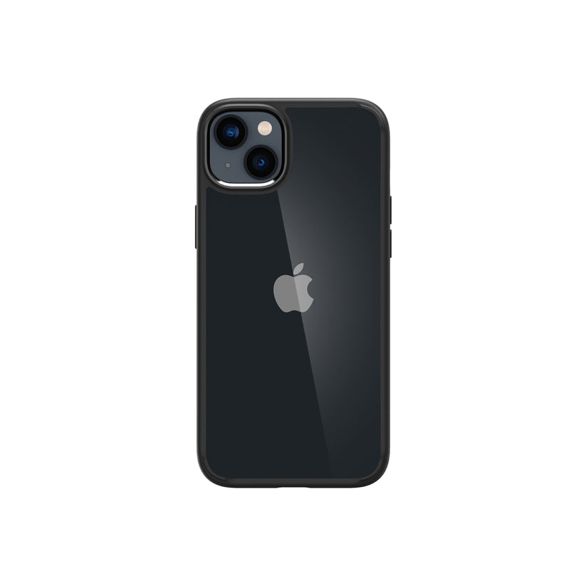 Husa de protectie Spigen Crystal Hybrid pentru iPhone 14, Negru - iSTYLE RO