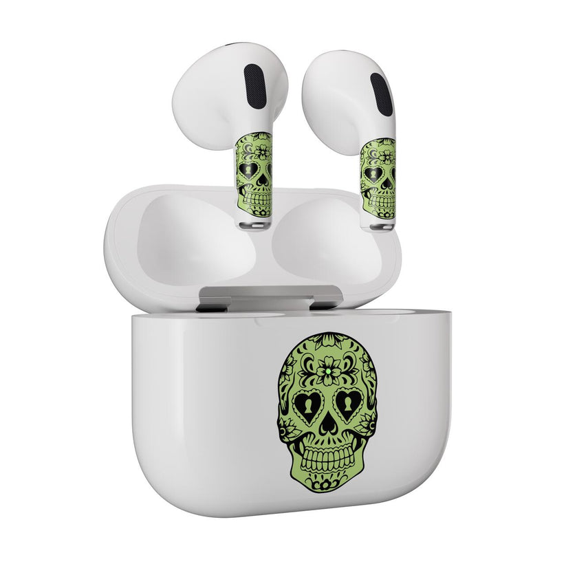 Skin NEXT ONE pentru AirPods 3rd Gen. - Craniu fosforescent - iSTYLE RO