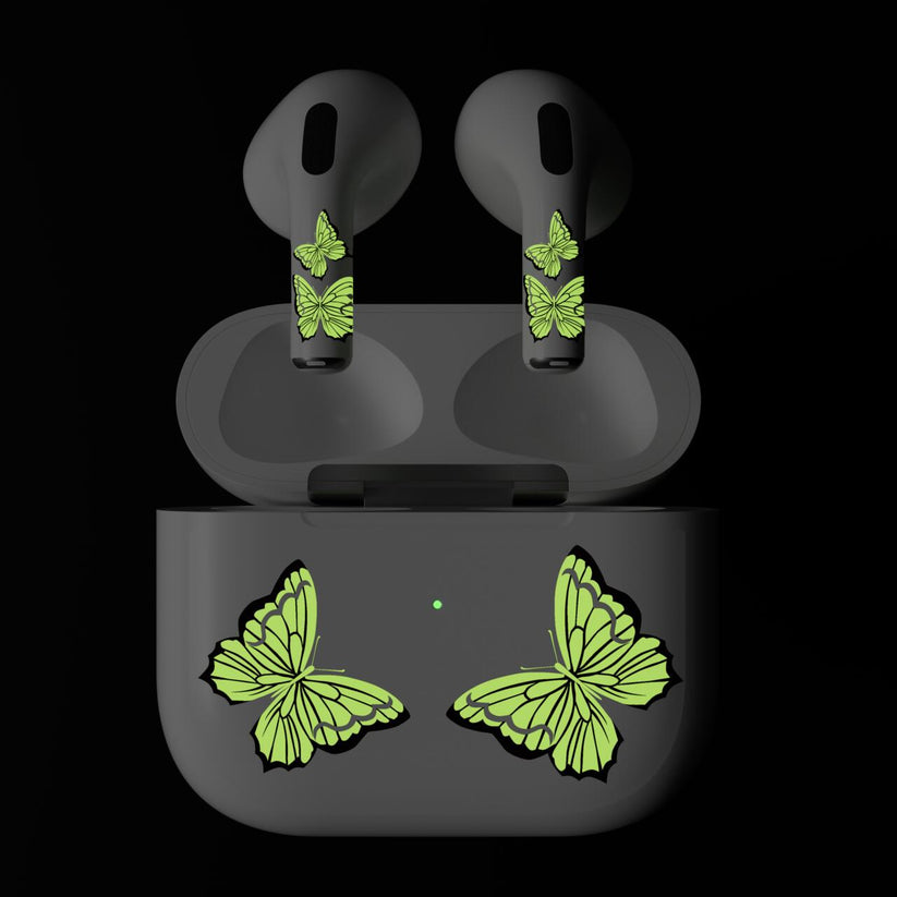 Skin NEXT ONE pentru AirPods 3rd Gen. - Fluture fosforescent - iSTYLE RO