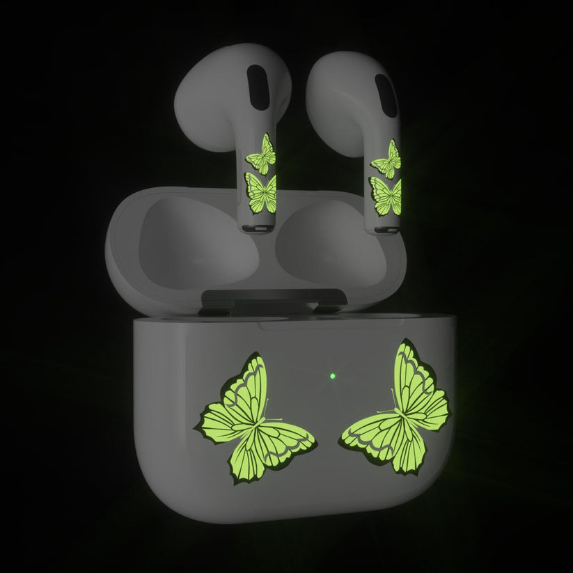 Skin NEXT ONE pentru AirPods 3rd Gen. - Fluture fosforescent - iSTYLE RO