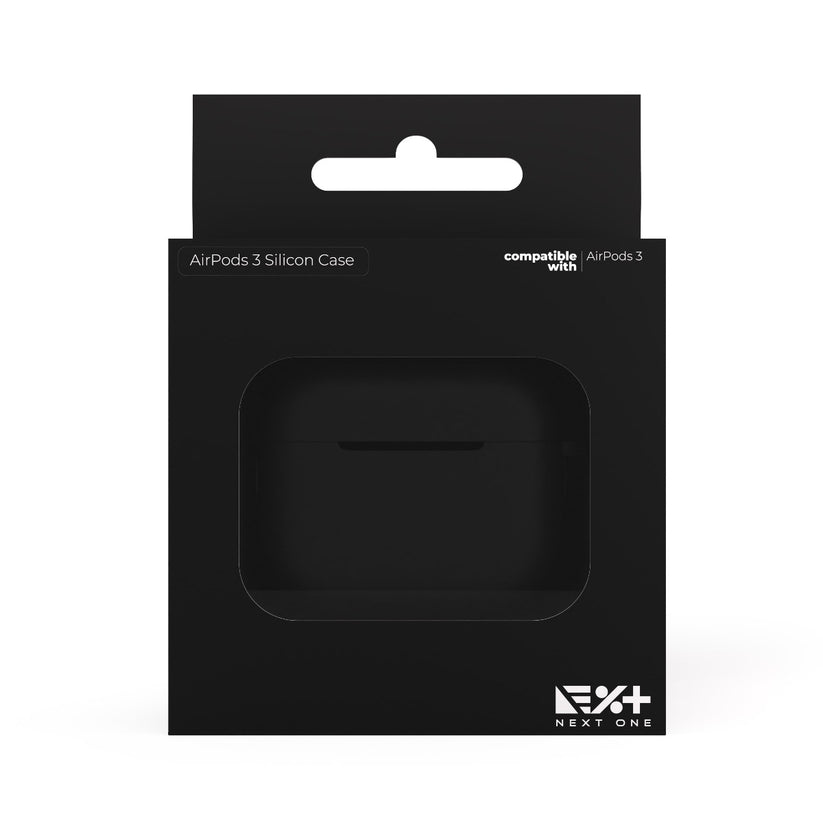 Husa de protectie NEXT ONE pentru AirPods 3, Negru - iSTYLE RO