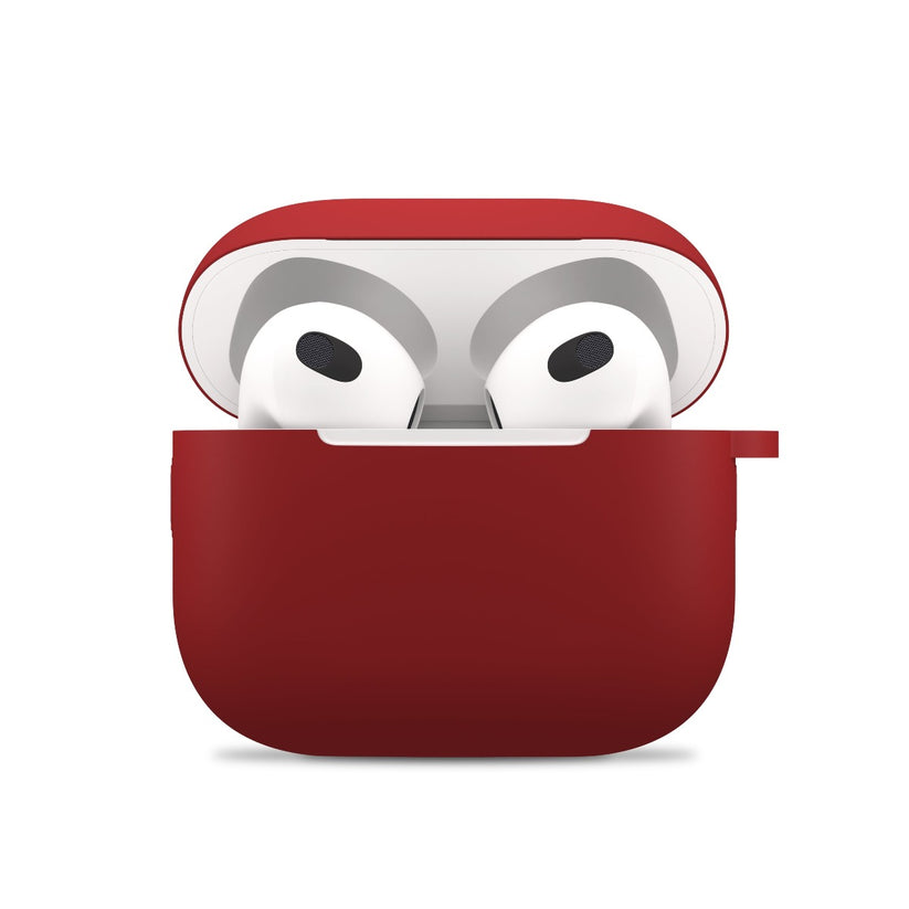 Husa de protectie NEXT ONE pentru AirPods 3, Rosu - iSTYLE RO
