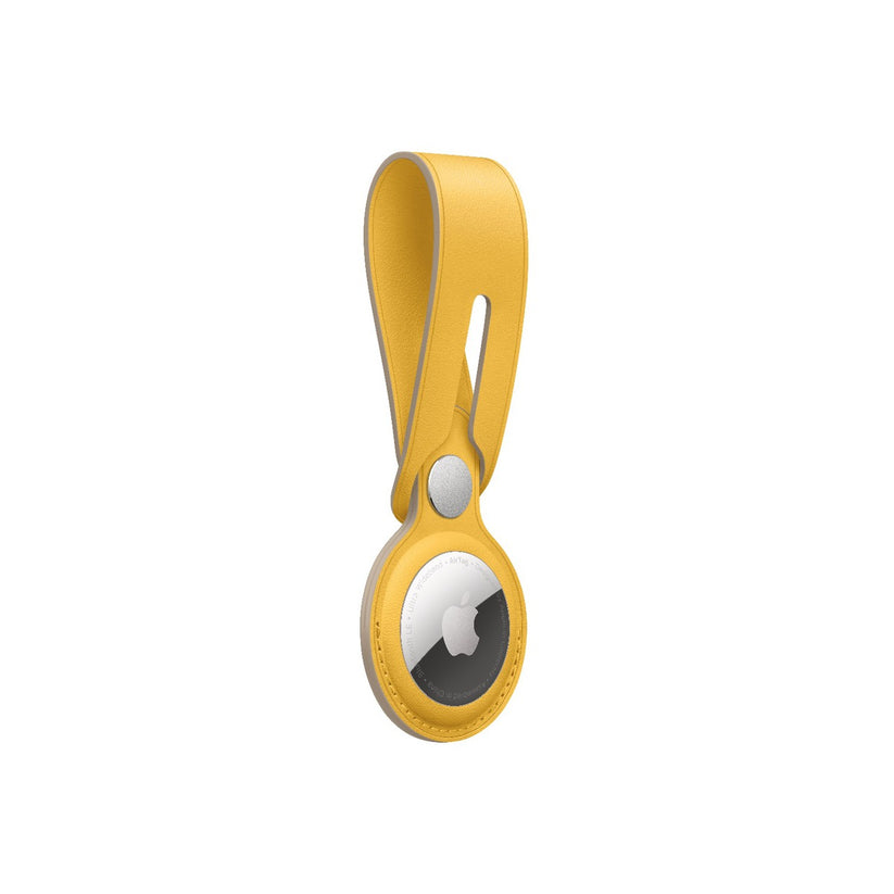 Breloc Apple pentru AirTag Loop Piele, Meyer Lemon (Seasonal Summer2021) - iSTYLE RO