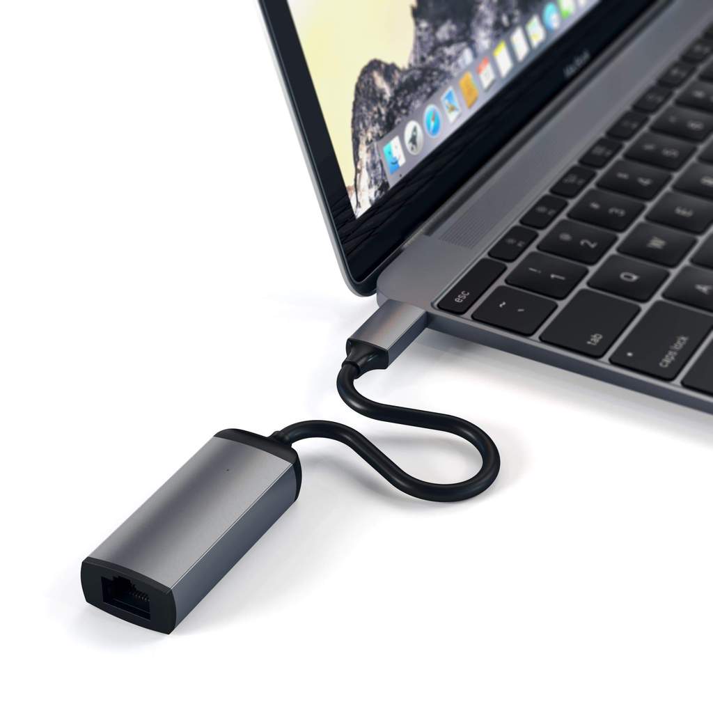 Adaptor Satechi Type-C la Gigabit ETHERNET Space Gray - iSTYLE RO