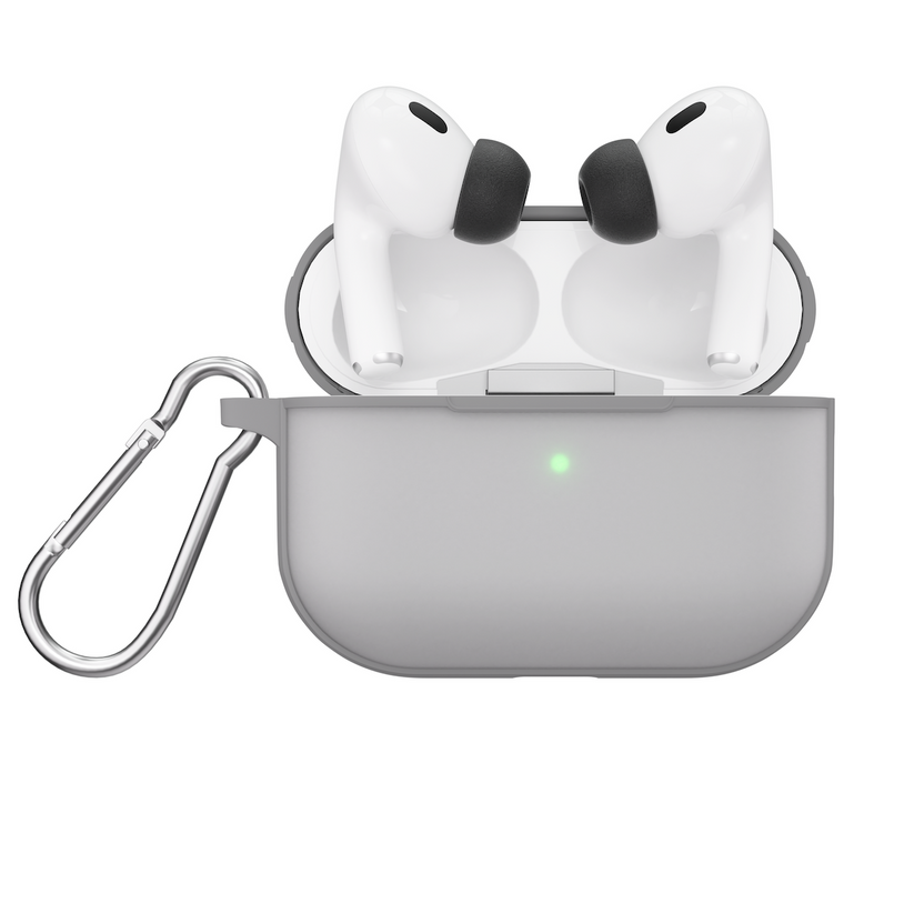 Husa de protectie NEXT ONE pentru AirPods Pro (gen. 2), TPU, Gri - iSTYLE RO