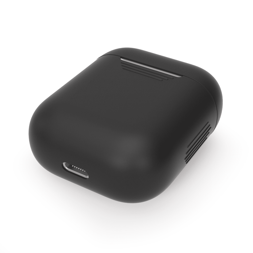 Husa de protectie NEXT ONE pentru AirPods (gen.1-2), Silicon, Negru - iSTYLE RO