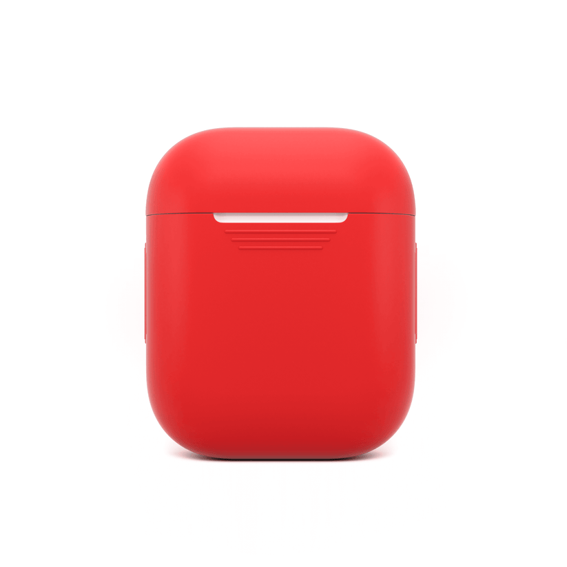 Husa de protectie NEXT ONE pentru AirPods (gen.1-2), Silicon, Rosu - iSTYLE RO