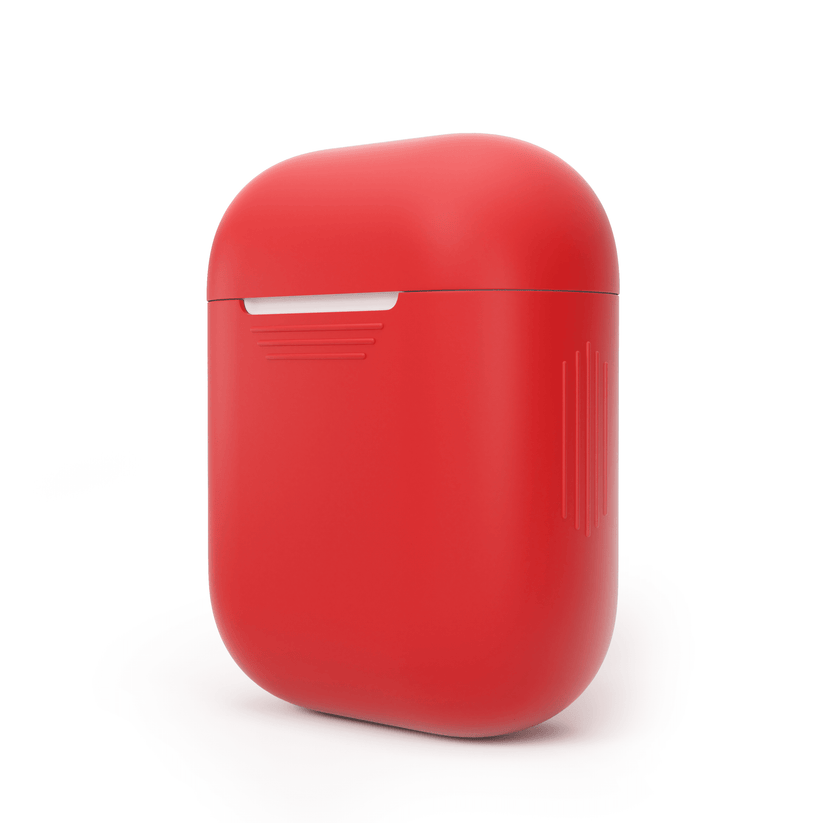 Husa de protectie NEXT ONE pentru AirPods (gen.1-2), Silicon, Rosu - iSTYLE RO