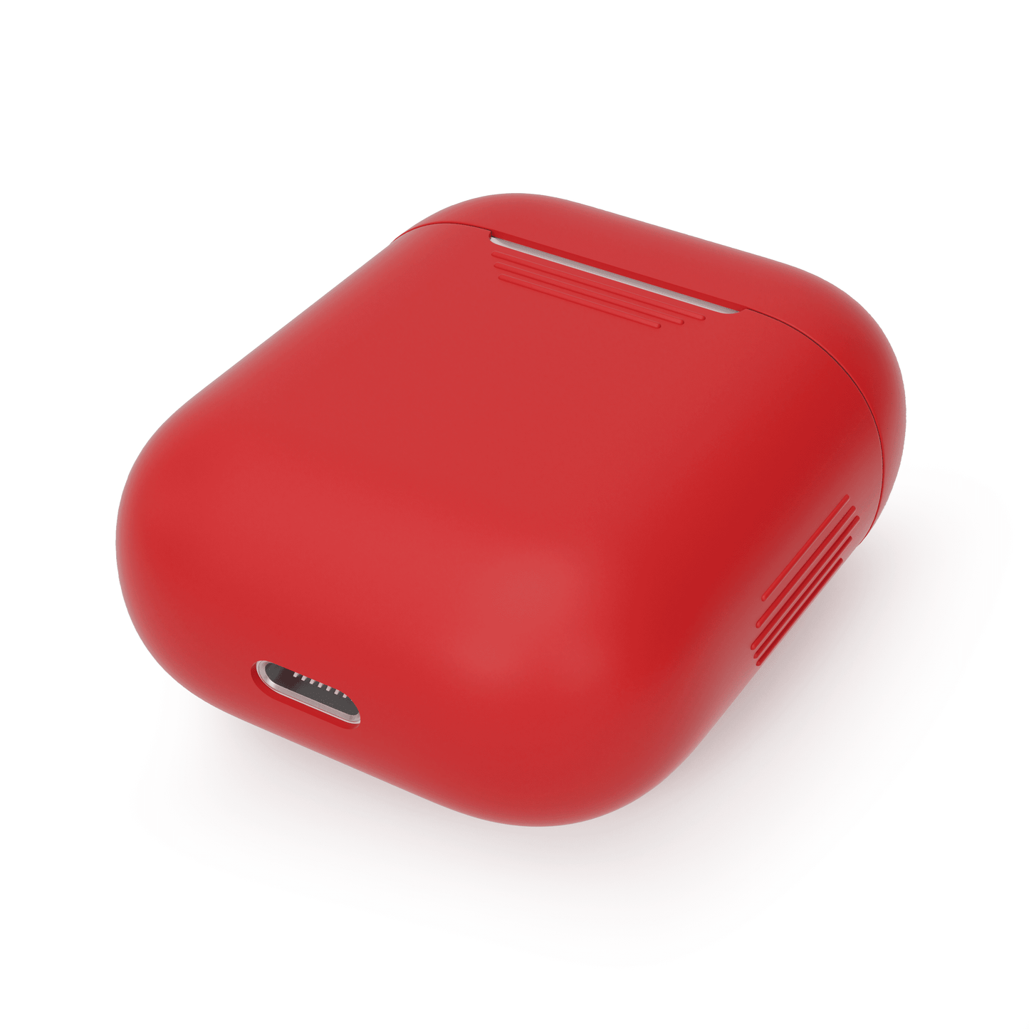 Husa de protectie NEXT ONE pentru AirPods (gen.1-2), Silicon, Rosu - iSTYLE RO