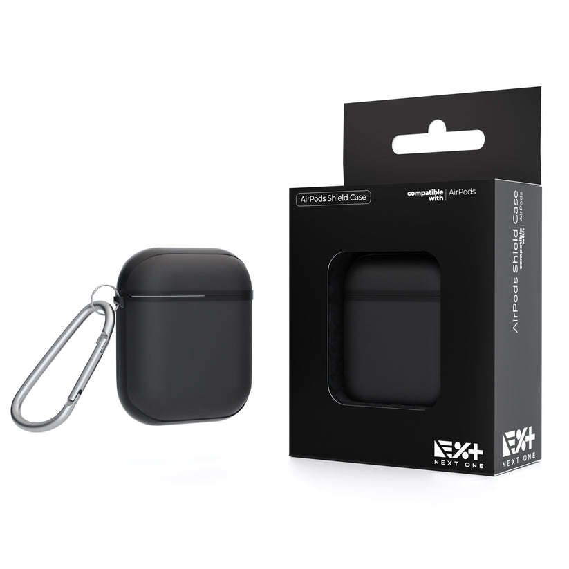 Husa de protectie NEXT ONE pentru AirPods, TPU, Negru - iSTYLE RO