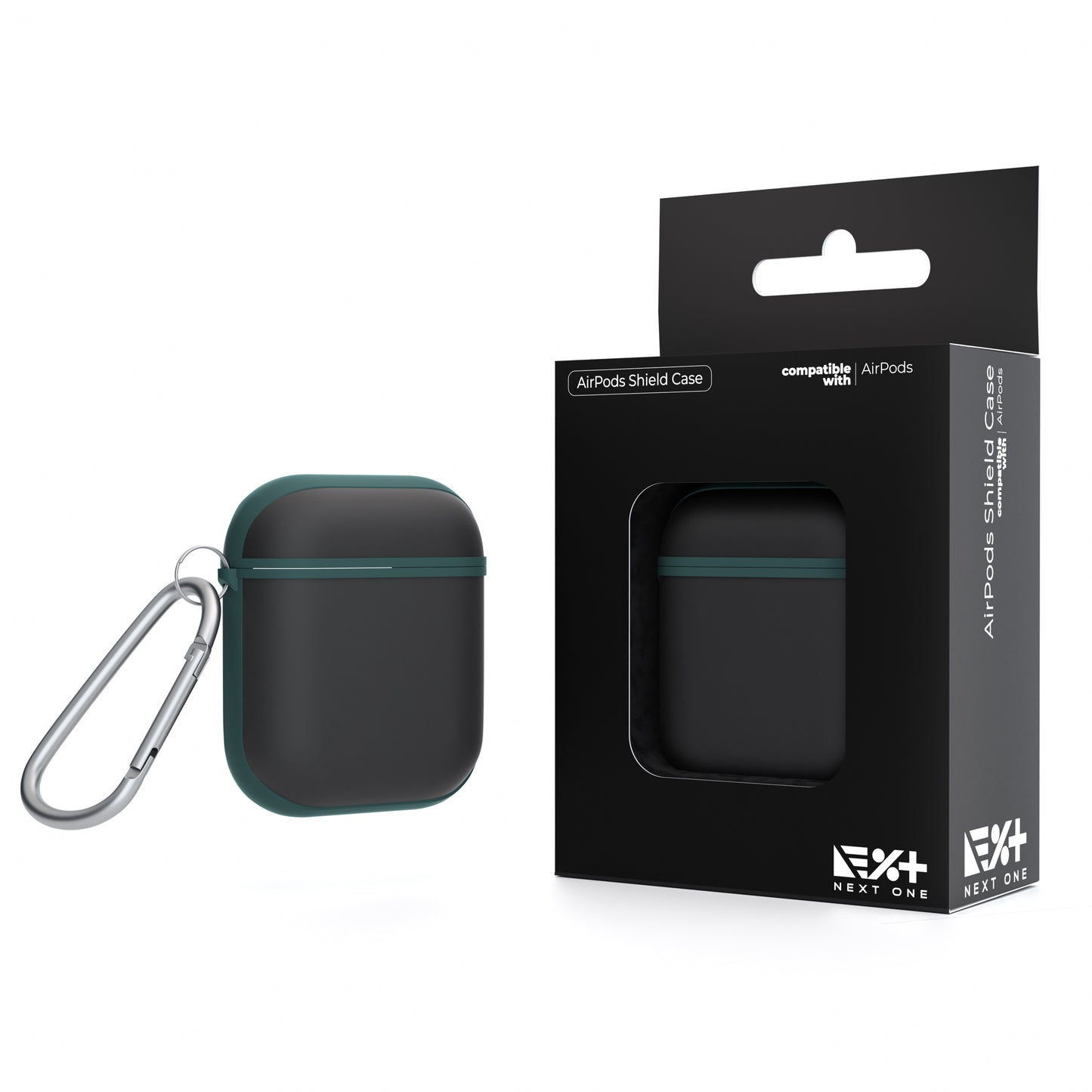 Husa de protectie NEXT ONE pentru AirPods, TPU, Verde - iSTYLE RO