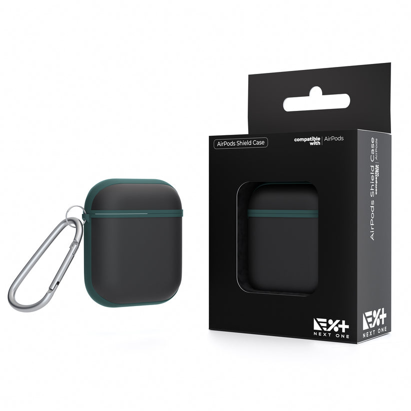 Husa de protectie NEXT ONE pentru AirPods, TPU, Verde - iSTYLE RO