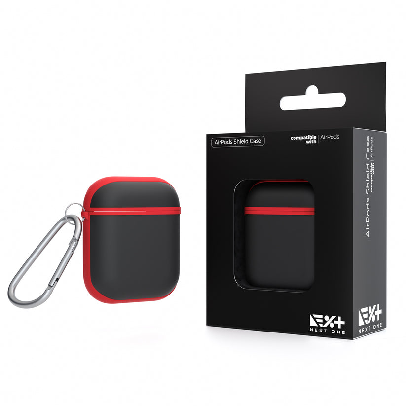 Husa de protectie NEXT ONE pentru AirPods, TPU, Rosu - iSTYLE RO