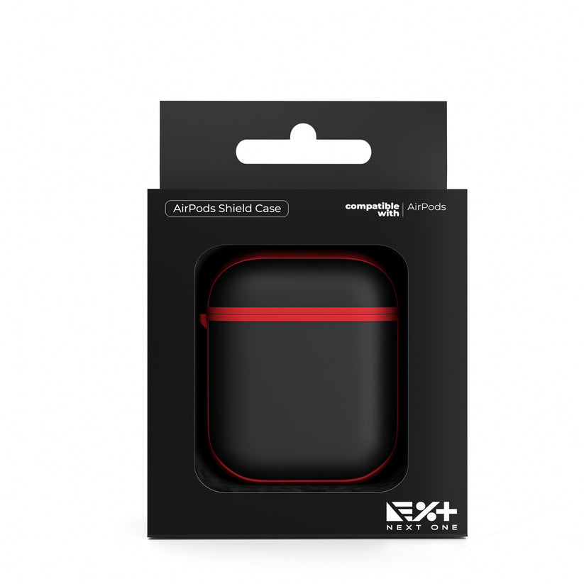Husa de protectie NEXT ONE pentru AirPods, TPU, Rosu - iSTYLE RO