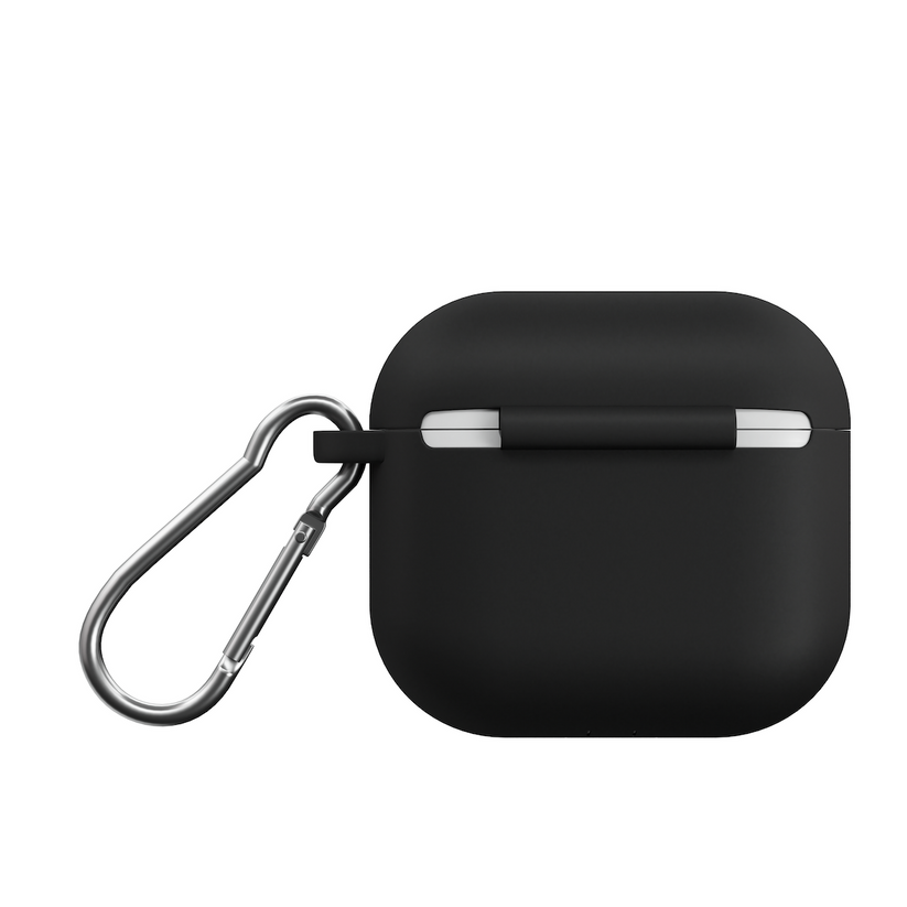 Husa de protectie NEXT ONE pentru AirPods 4, Silicon, Negru - iSTYLE RO