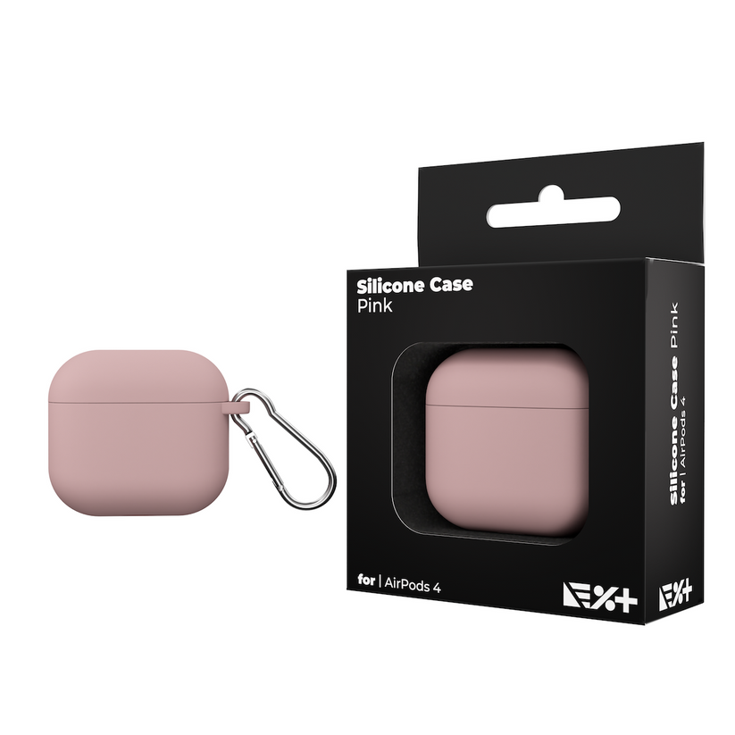 Husa de protectie NEXT ONE pentru AirPods 4, Silicon, Roz - iSTYLE RO