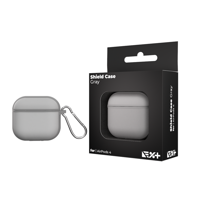 Husa de protectie NEXT ONE pentru AirPods 4, TPU, Gri - iSTYLE RO