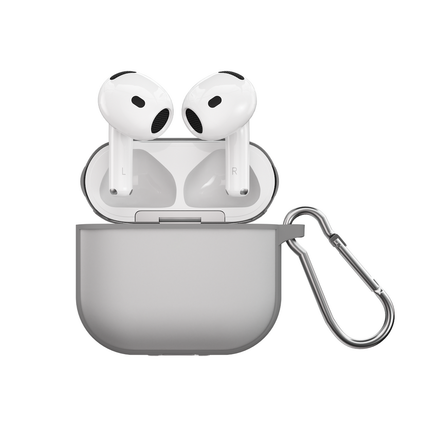 Husa de protectie NEXT ONE pentru AirPods 4, TPU, Gri - iSTYLE RO