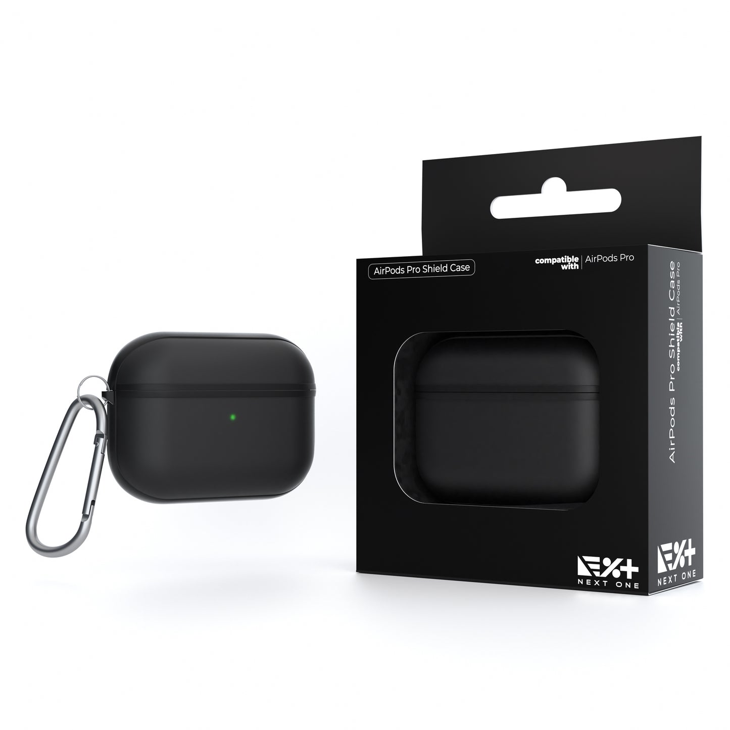 Husa de protectie NEXT ONE pentru AirPods Pro, TPU, Negru - iSTYLE RO