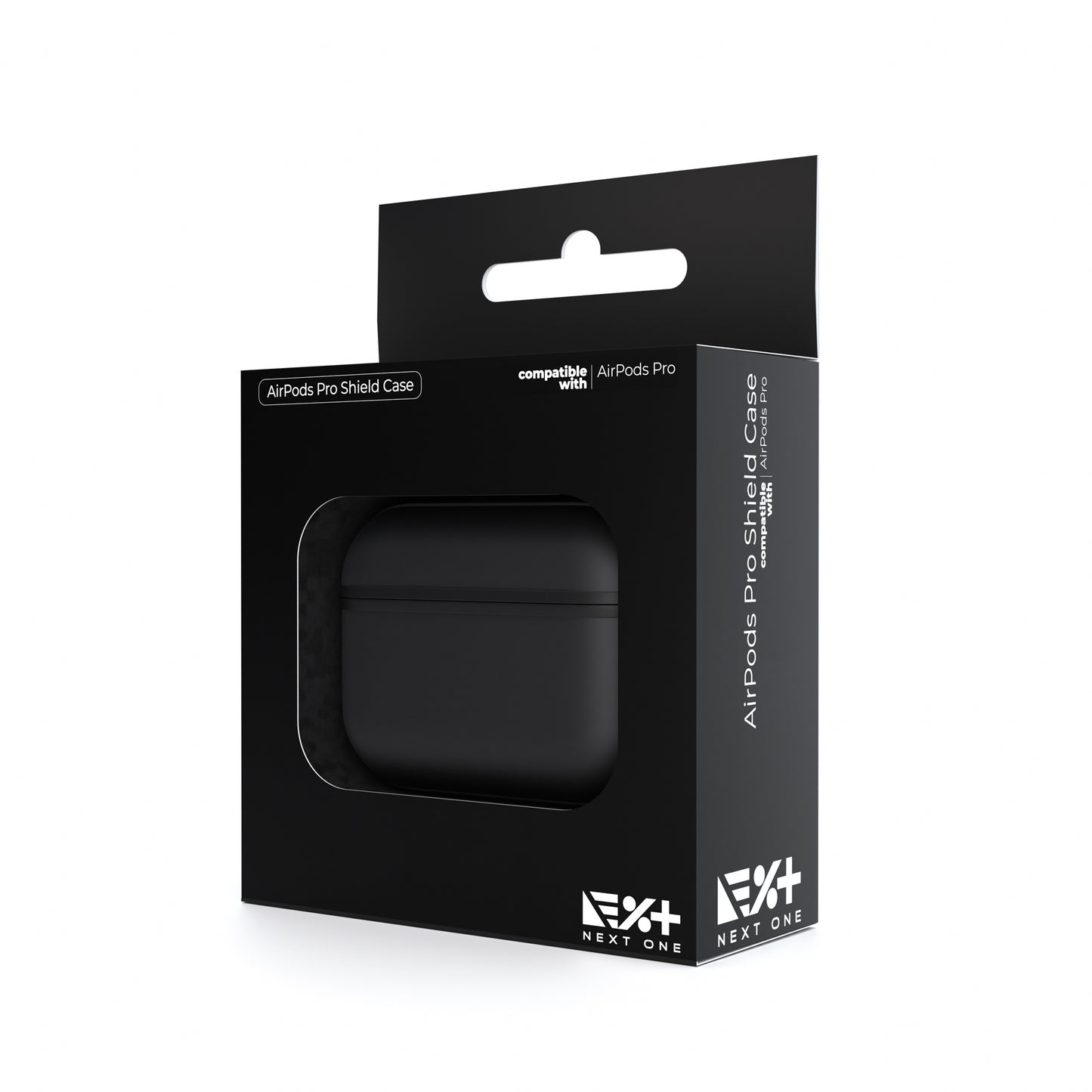 Husa de protectie NEXT ONE pentru AirPods Pro, TPU, Negru - iSTYLE RO