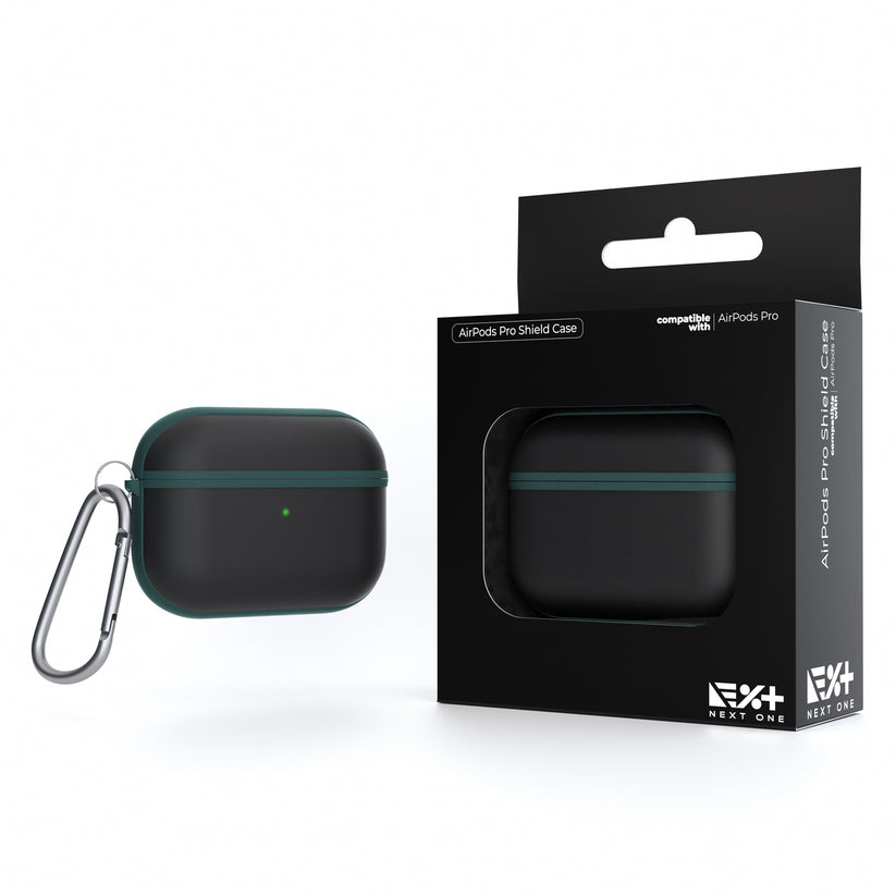 Husa de protectie NEXT ONE pentru AirPods Pro, TPU, Verde - iSTYLE RO