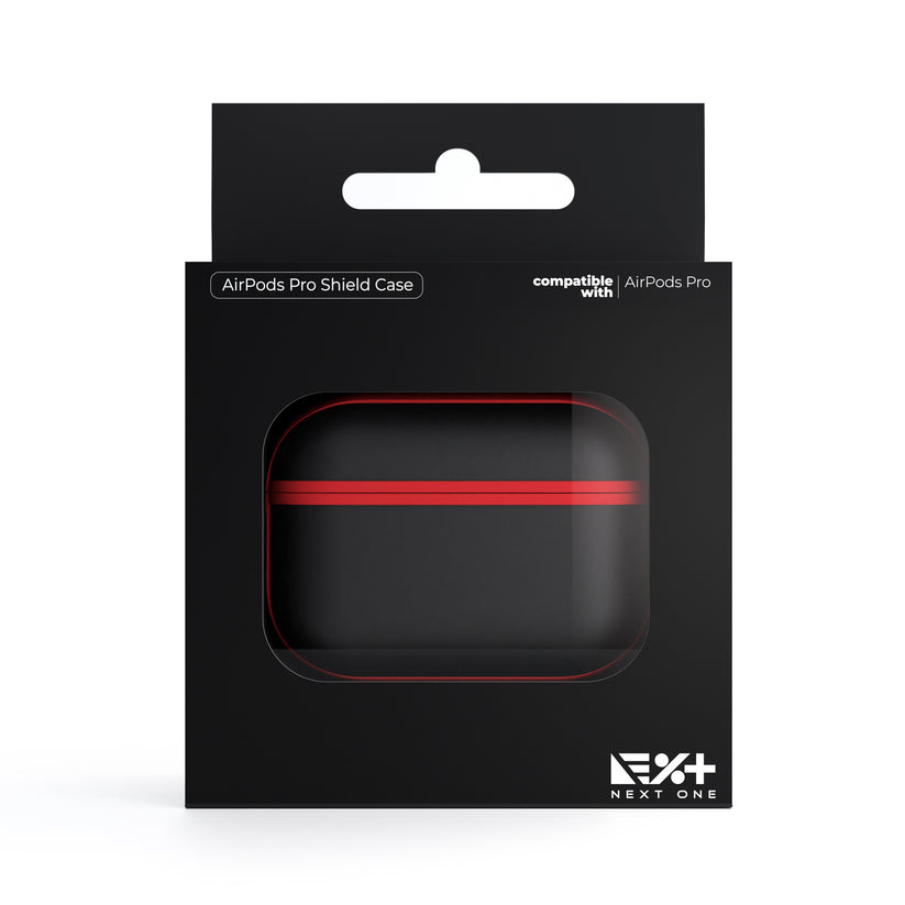 Husa de protectie NEXT ONE pentru AirPods Pro, TPU, Rosu - iSTYLE RO