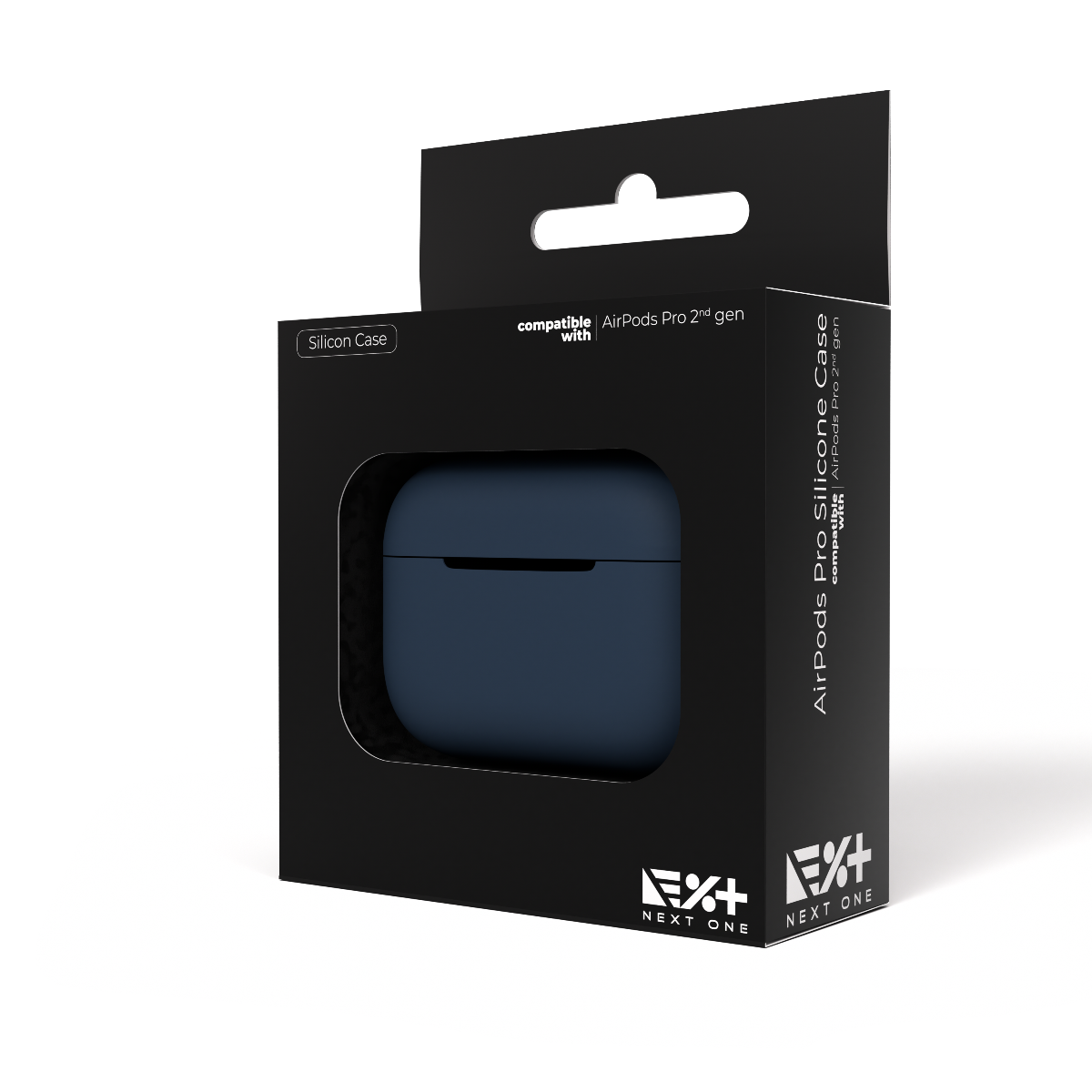 Husa de protectie NEXT ONE pentru AirPods Pro (gen.2), Silicon, Albastru - iSTYLE RO