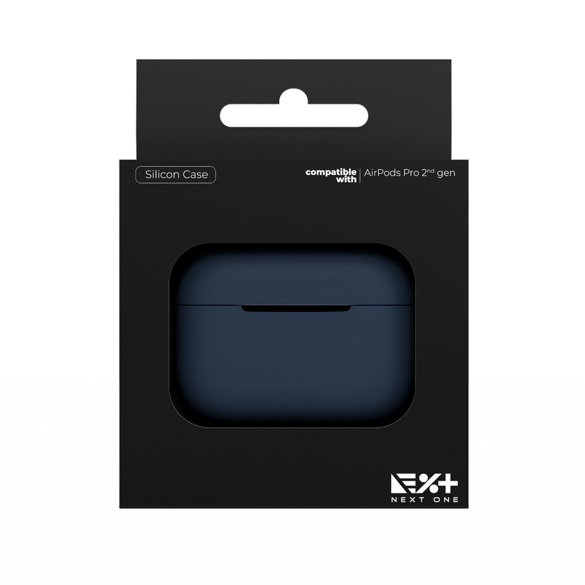 Husa de protectie NEXT ONE pentru AirPods Pro (gen.2), Silicon, Albastru - iSTYLE RO