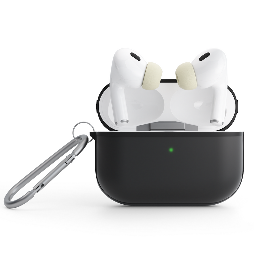 Husa de protectie NEXT ONE pentru AirPods Pro (gen. 2), TPU, Negru - iSTYLE RO