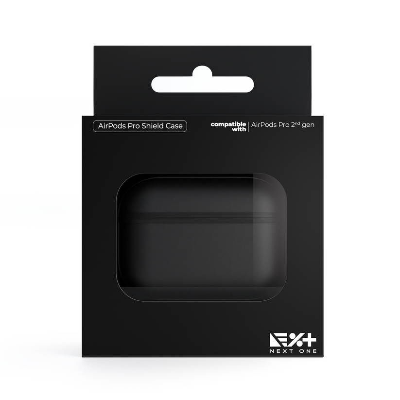 Husa de protectie NEXT ONE pentru AirPods Pro (gen. 2), TPU, Negru - iSTYLE RO