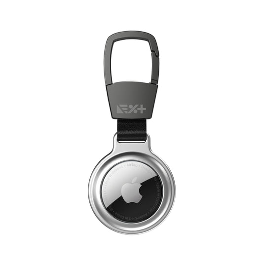 Breloc NEXT ONE pentru AirTag Magnetic Aluminium, Argintiu - iSTYLE RO